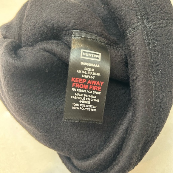 Hunter Boot Black Fleece Socks! - Picture 7 of 8